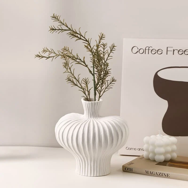 Lantern Pod Ceramic Vase Minimalist (5)