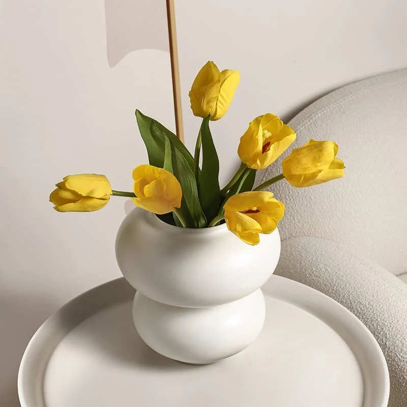 Layered Donut Ceramic Vase (4)