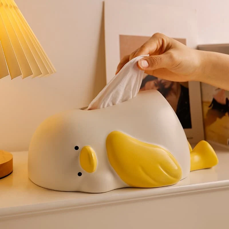 Lazy Duck Ceramic Tissue Box (3)