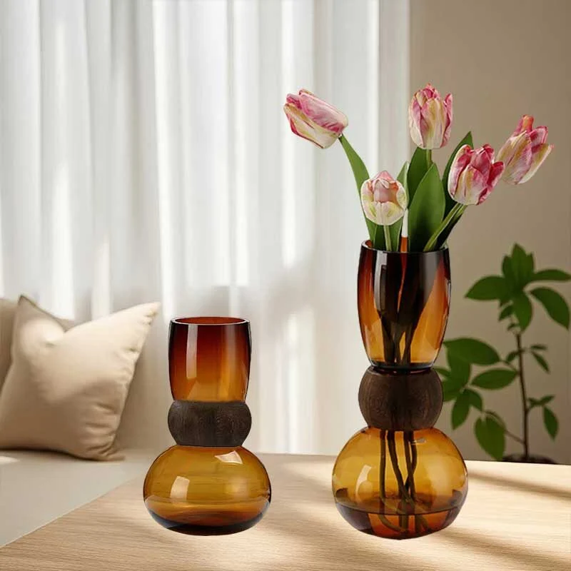 Modern Luxe Glass Flower Vase (3)
