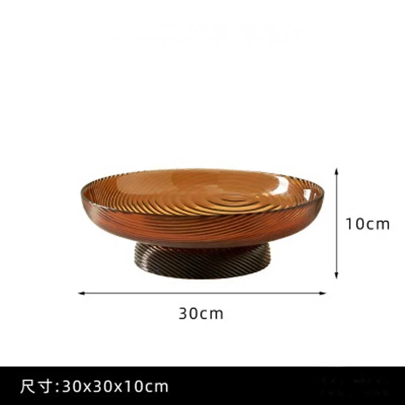 Nordic Aura Color Contrast Pedestal Glass Stand (1)