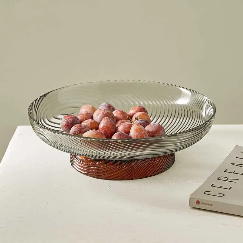 Nordic Aura Color Contrast Pedestal Glass Stand (4)