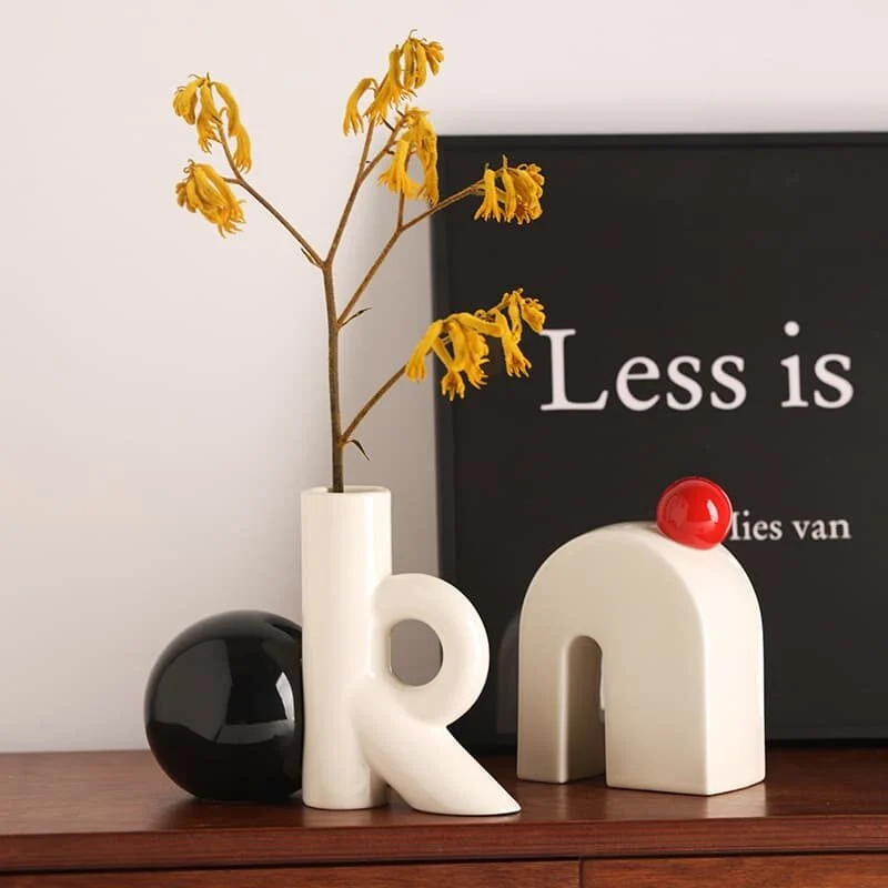 Ok Shaped Ceramic Vase (1)