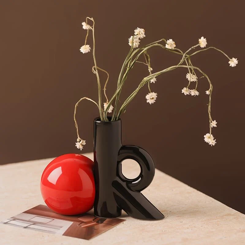 Ok Shaped Ceramic Vase (2)