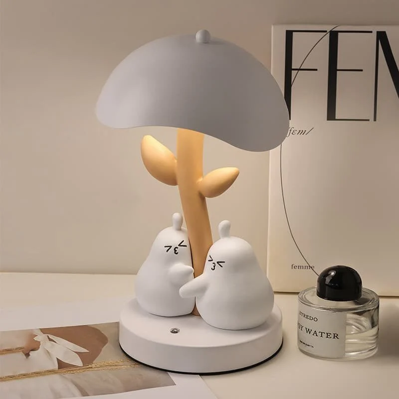 Pair Of Pear Resin Night Lights – Symbol Of Togetherness (3)