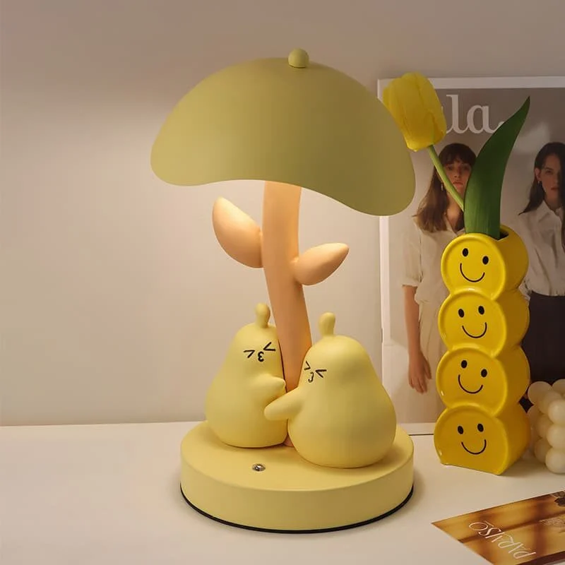 Pair Of Pear Resin Night Lights – Symbol Of Togetherness (4)