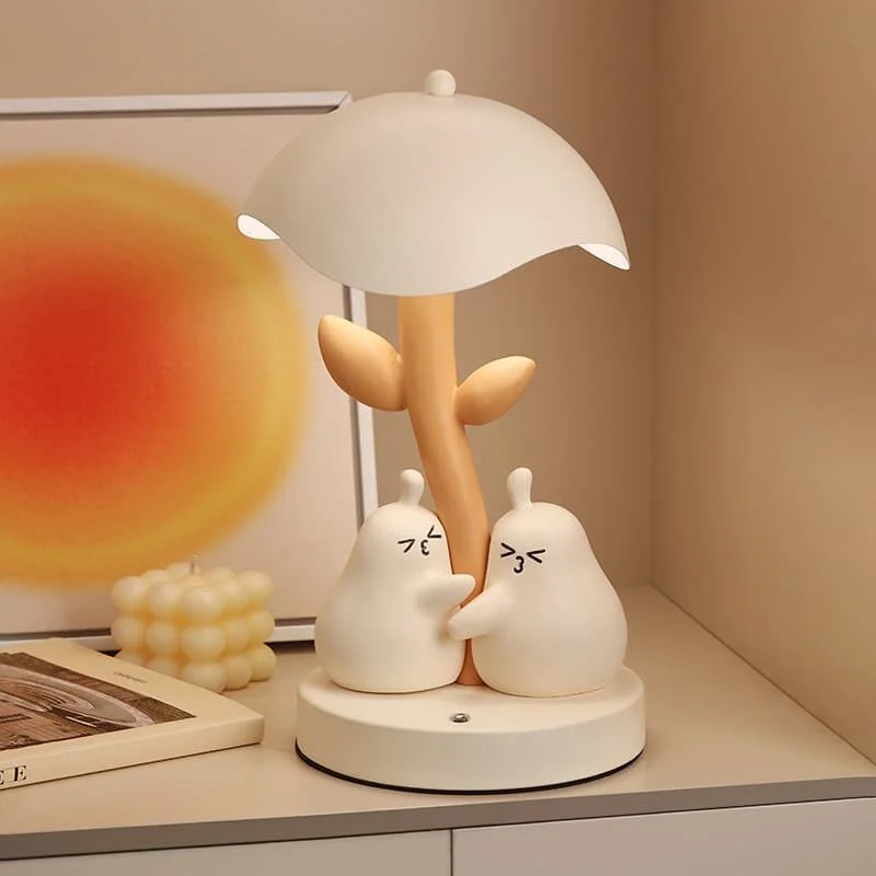 Pair Of Pear Resin Night Lights – Symbol Of Togetherness (5)