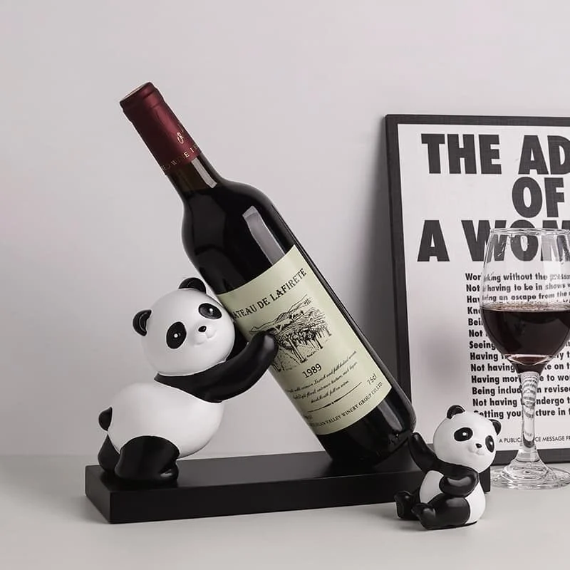 Panda Resin Wine Rack & Bottle Holder (4)