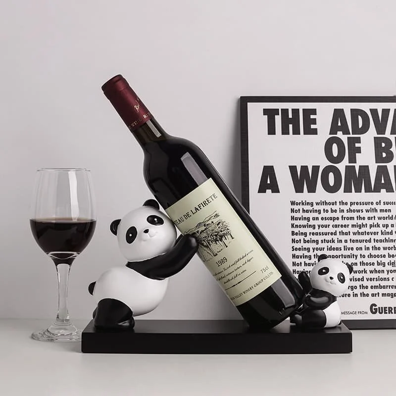 Panda Resin Wine Rack & Bottle Holder (5)