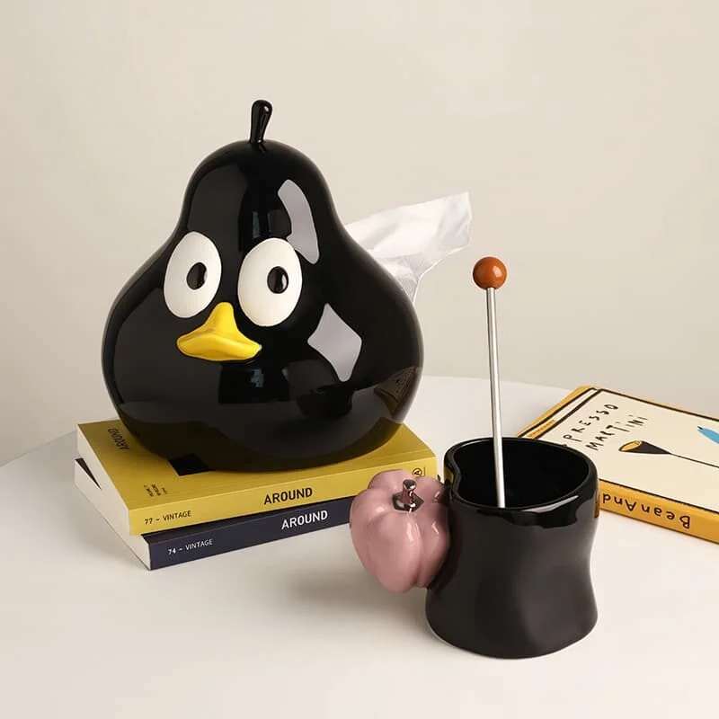 Pear Shaped Ceramic Tissue Box (3)