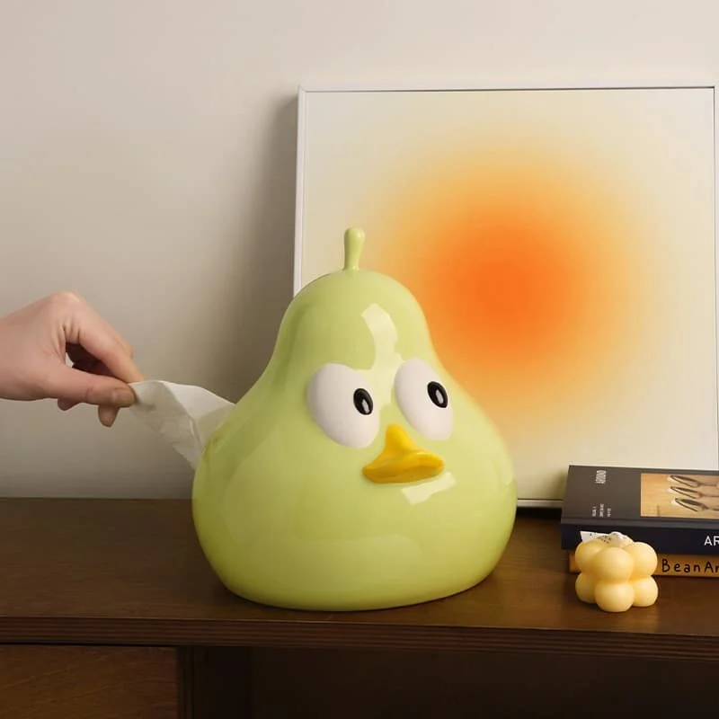 Pear Shaped Ceramic Tissue Box (4)