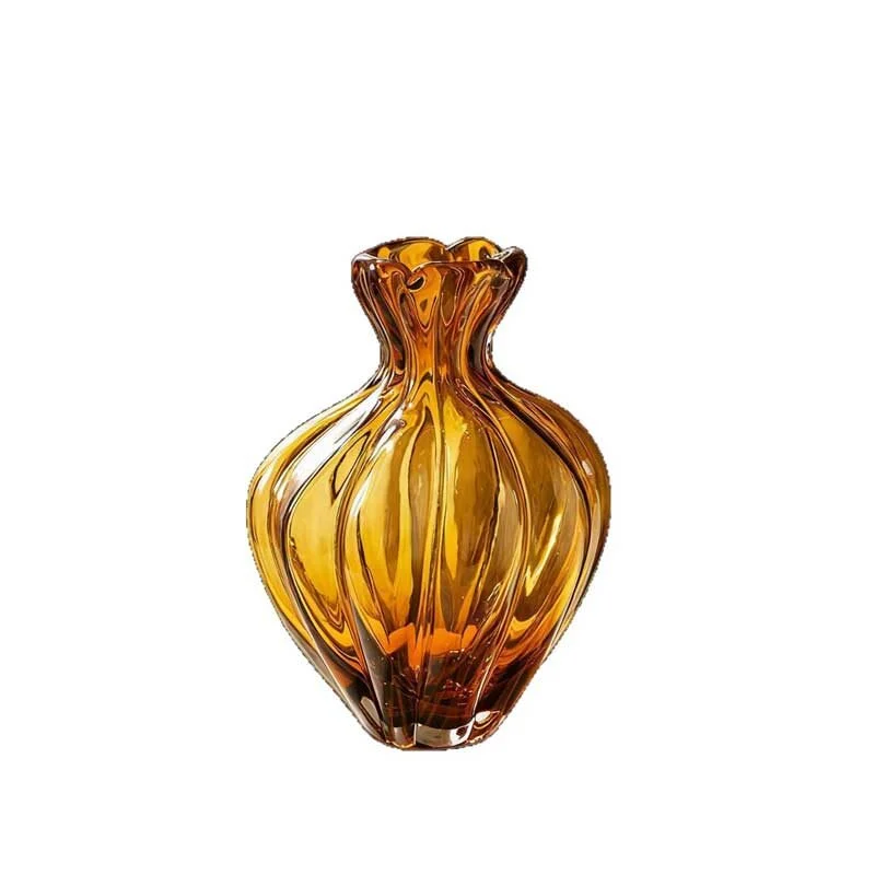 Pocket Curve Decorative Glass Vase (1)