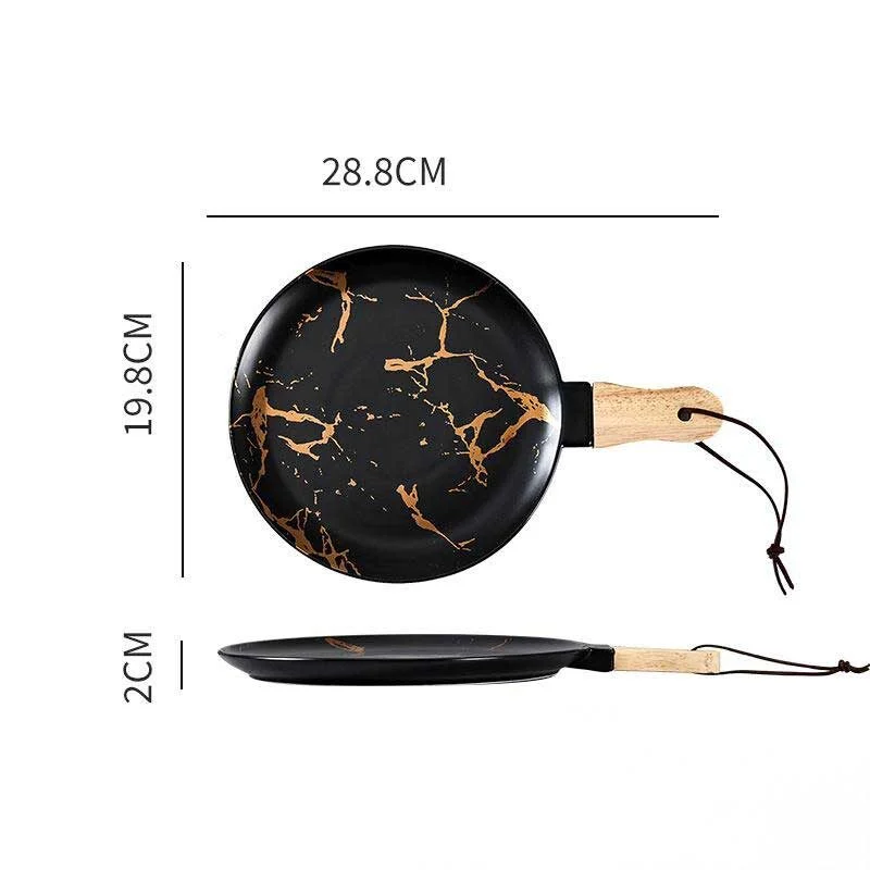 Premium Marble Pattern Ceramic Baking Dish (7)