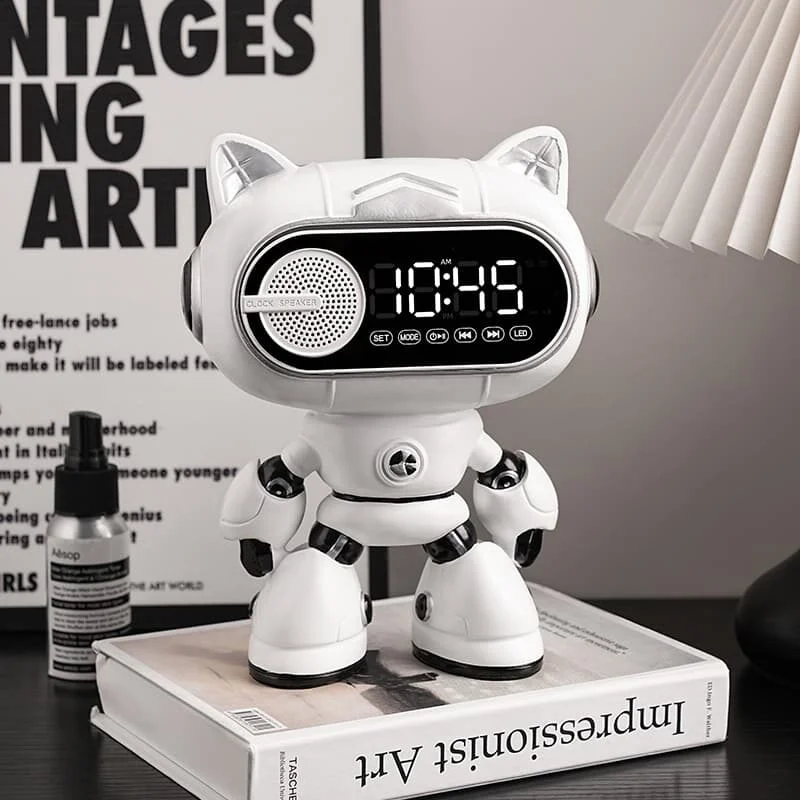 Robot Cat Resin Digital Clock (3)