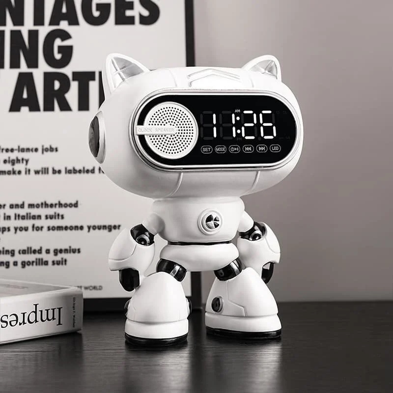 Robot Cat Resin Digital Clock (4)