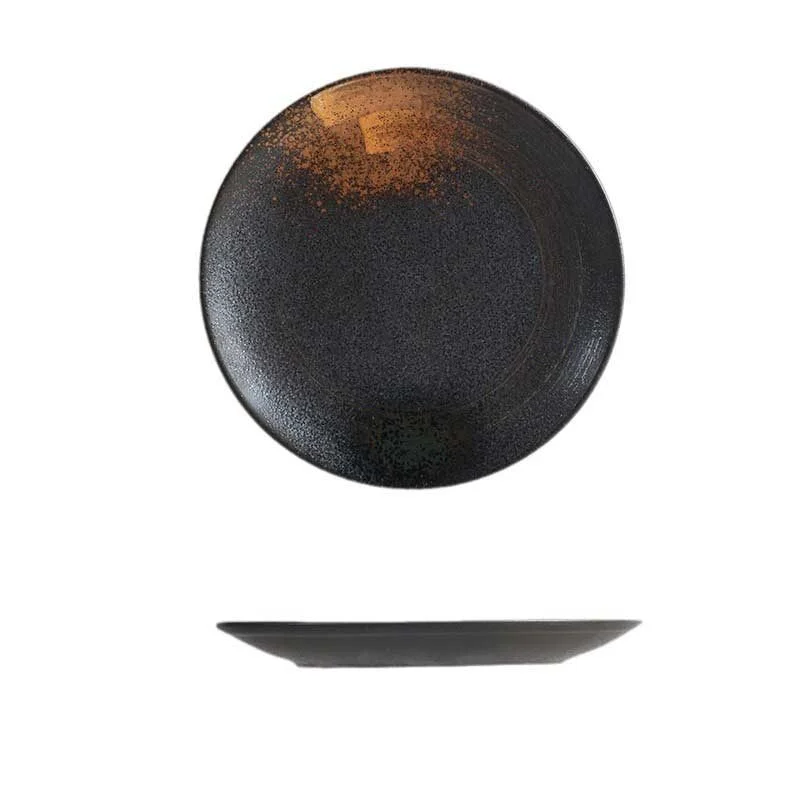 Spiral Pattern Ceramic Plate (1)