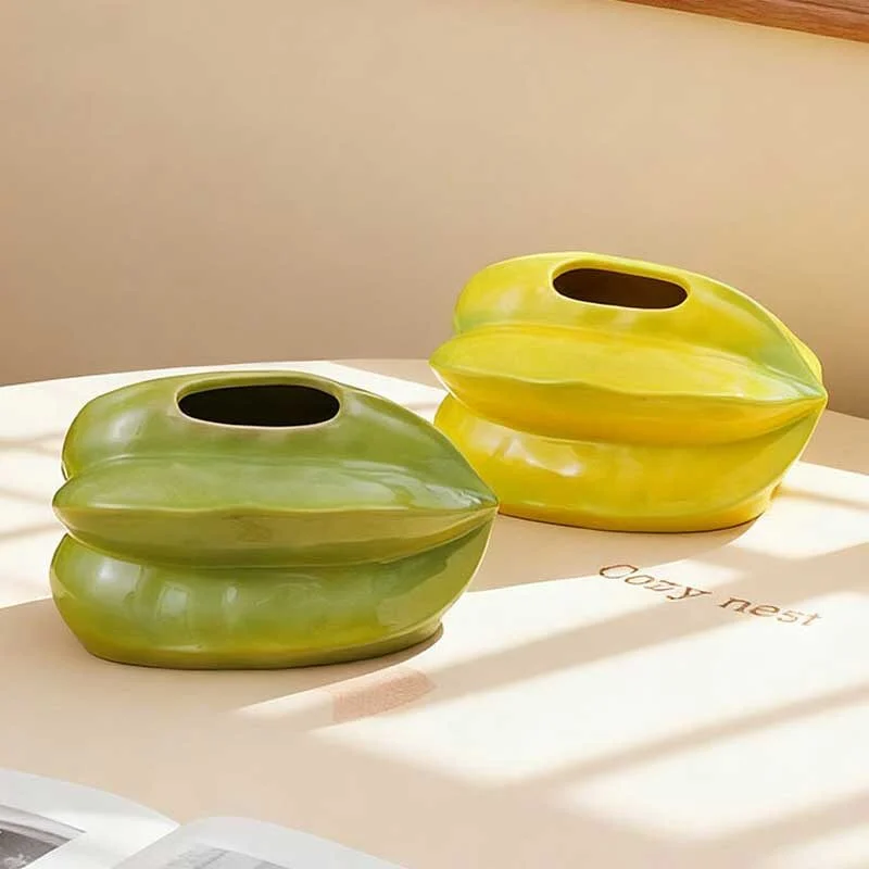 Starfruit Shaped Ceramic Tissue Box (2)