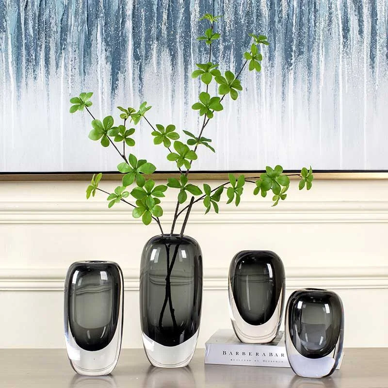 Thick Base Curved Form Designer Vase (1)