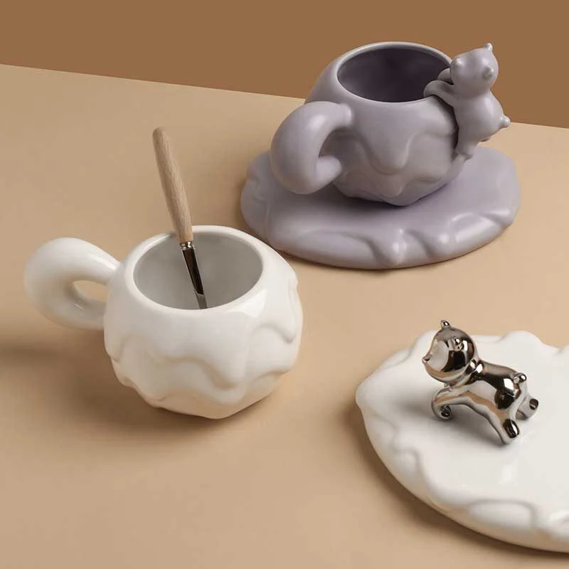 Vintage Animal Inspired Ceramic Mug (3)