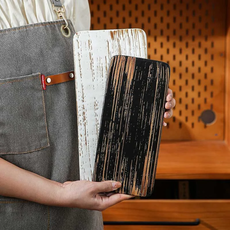 Vintage Spiral Pattern Ceramic Plate (4)