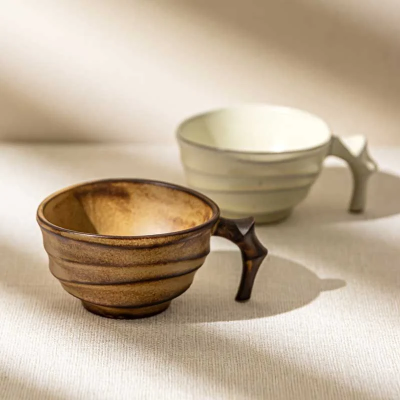 Wabi Sabi Ceramic Ripple Wide Mug (3)