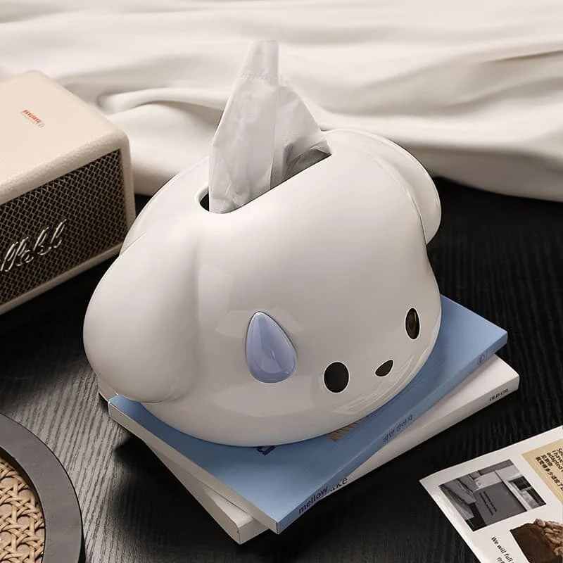 White Puppy Ceramic Tissue Box (4)