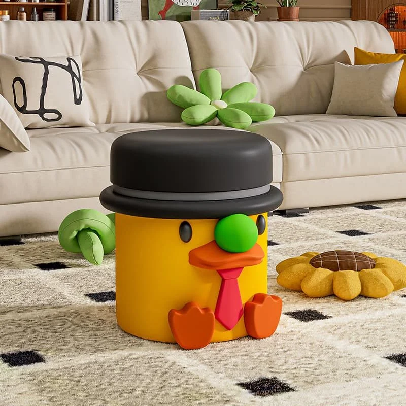 Yellow Duck Resin Shoe Bench & Storage Box (1)