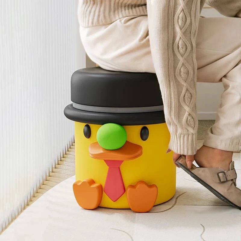 Yellow Duck Resin Shoe Bench & Storage Box (3)