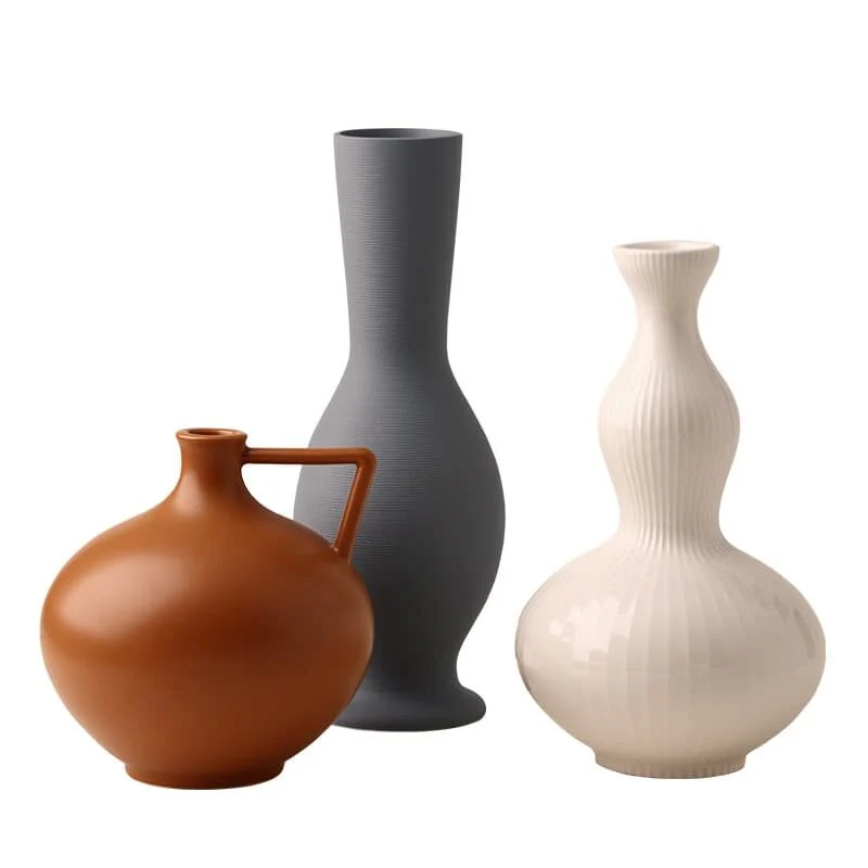 Zen Harmony Ceramic Vase – Oriental Minimalist Décor (5)