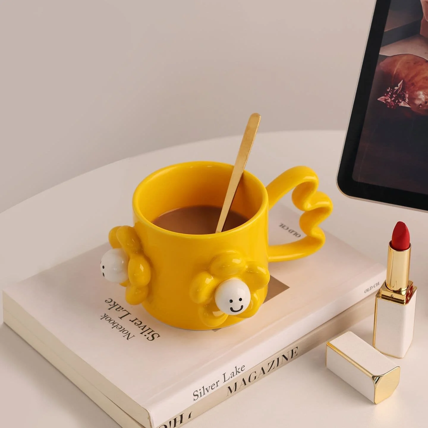 可爱笑脸彩色水杯 (4)