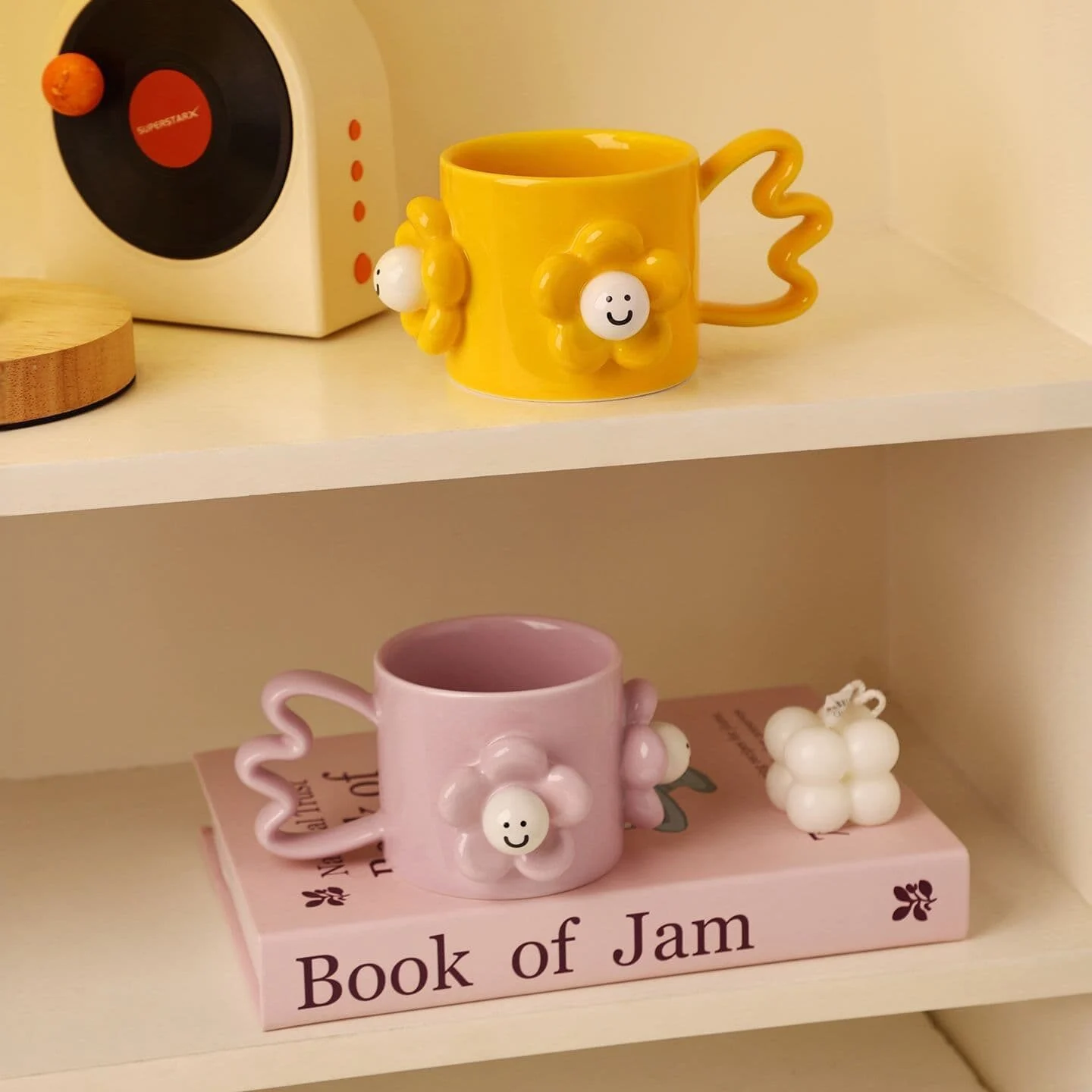 可爱笑脸彩色水杯 (5)