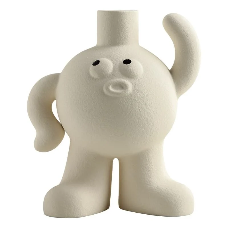 Playful Feet Ceramic Vase
