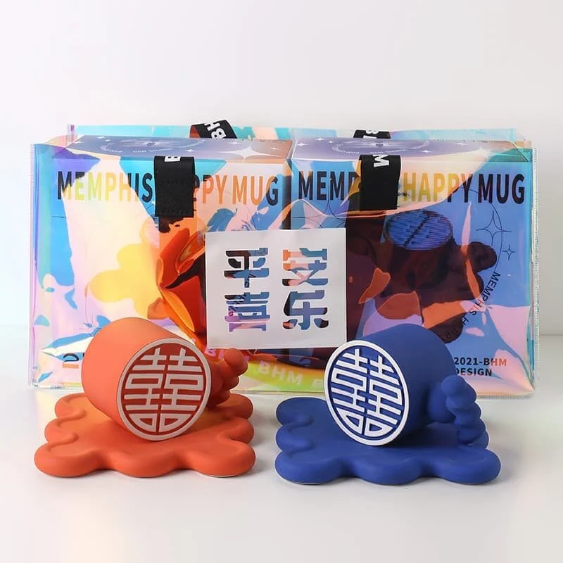 Double Happiness Memphis Mug