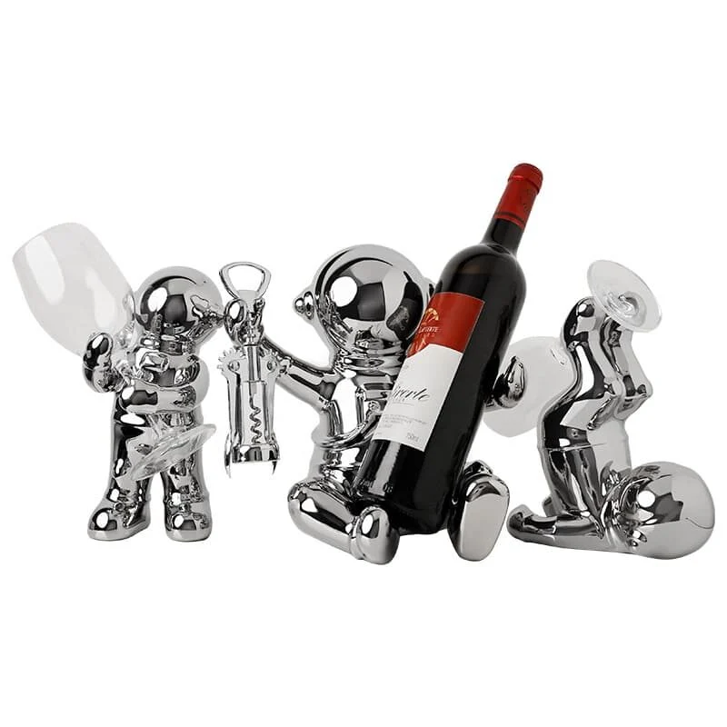 宇航员陶瓷镀银酒托 (5)