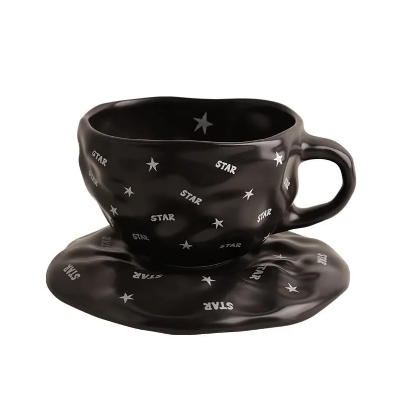 Monochrome Texture Ceramic Coffee Set