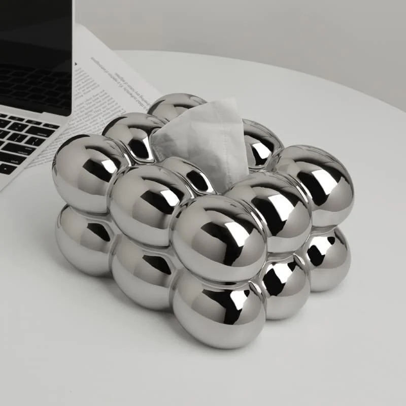 镀银鸡蛋托形状纸巾盒 (1)