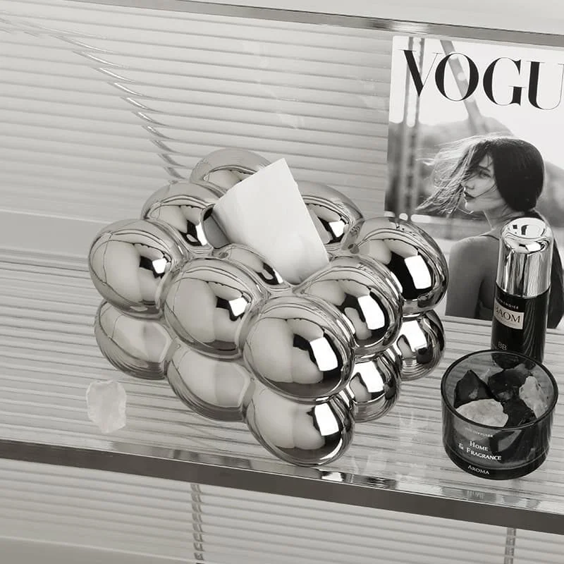 镀银鸡蛋托形状纸巾盒 (2)