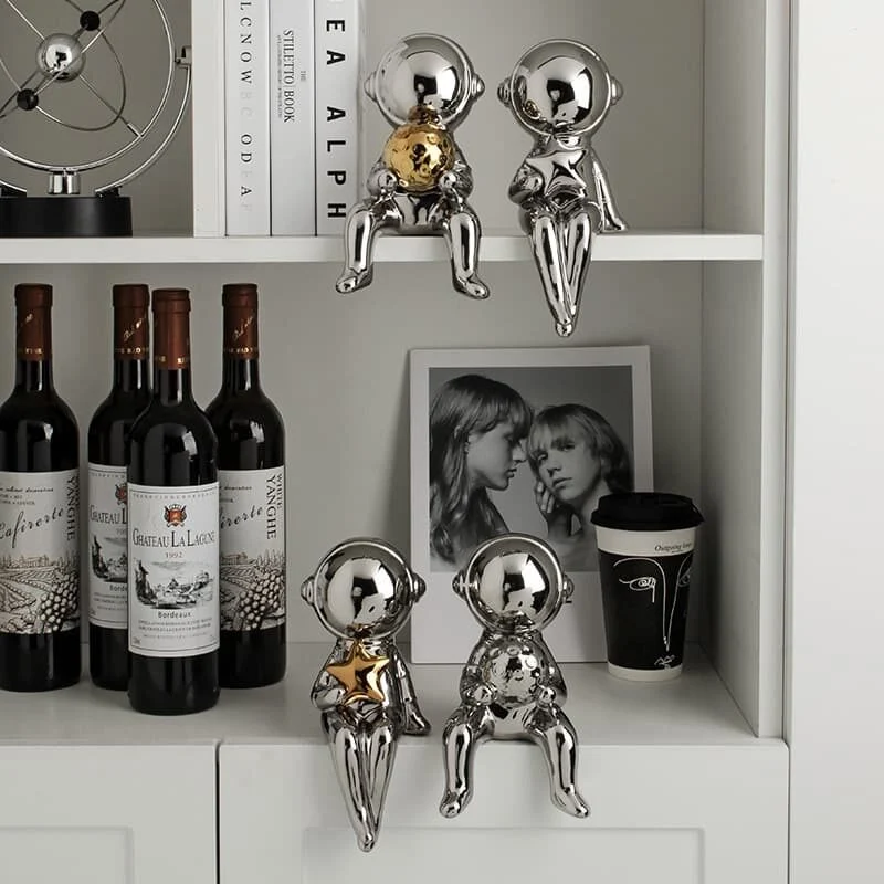 陶瓷太空人组合摆件 (5)