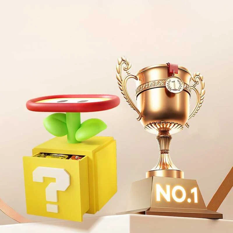 Pixel Cube Resin Nightstand — A Playful Retro-Inspired Storage Accent