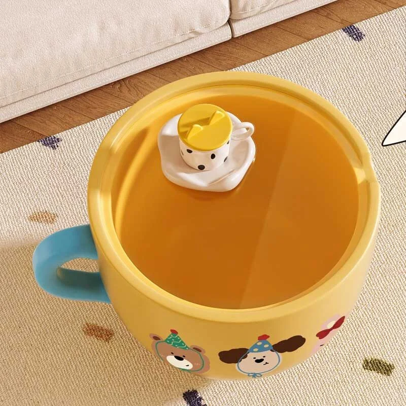 Pixel Mug Resin Storage Table — A Playful Fusion of Retro Gaming & Functional Design